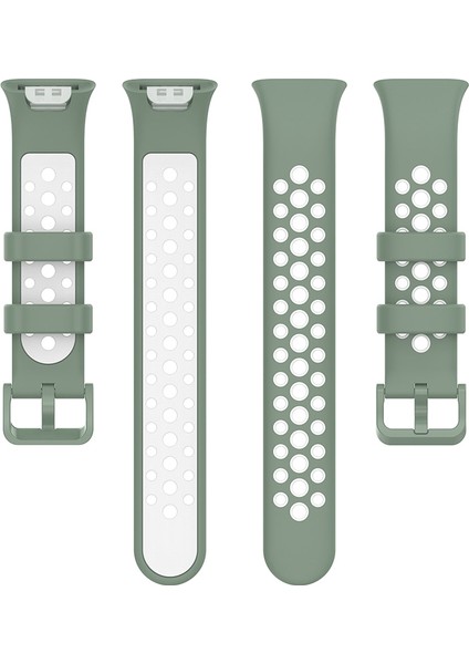 Xiaomi Mi Band 7 Pro Için Tpu Saat Kayışı - Siyah - Mavi (Yurt Dışından)