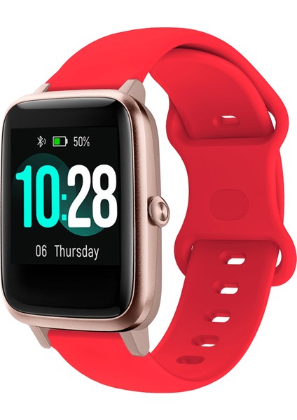 Silikon Akıllı Saat Kordonu - Kırmızı (Yurt Dışından) modelleri
