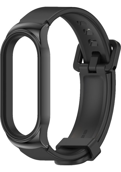 Xiaomi Mi Band 7 - 7 Nfc Için Silikon Saat Kayışı - Siyah (Yurt Dışından)