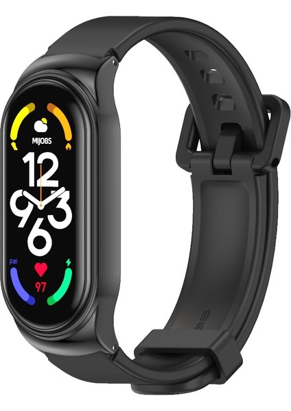 Xiaomi Mi Band 7 - 7 Nfc Için Silikon Saat Kayışı - Siyah (Yurt Dışından) fiyatları