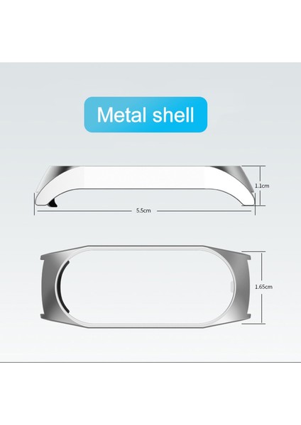 Xiaomi Mi Band 7 Için Metal Saat Kayışı - Gümüş (Yurt Dışından) fiyatları