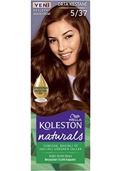 Koleston Naturals Orta Kestane 5/37