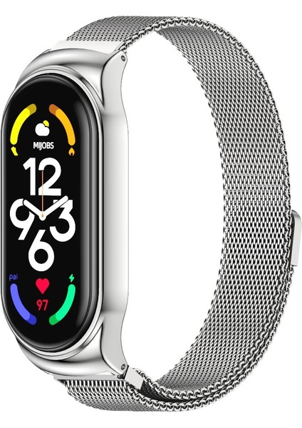 Xiaomi Mi Band 7 - 7 Nfc Için Paslanmaz Ste Saat Kayışı - Gümüş (Yurt Dışından) fiyatları