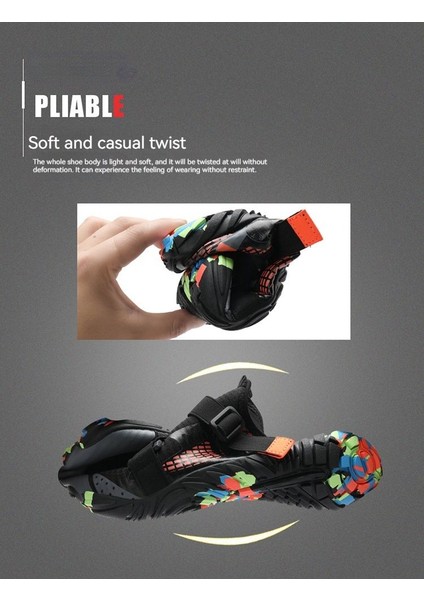 Artı Boyutu Açık Kaya Tırmanışı Erkek Plaj Ayakkabısı (Yurt Dışından) modelleri