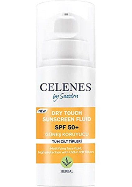 Celenes Herbal Günes Koruyucu Dry Touch 50 Spf