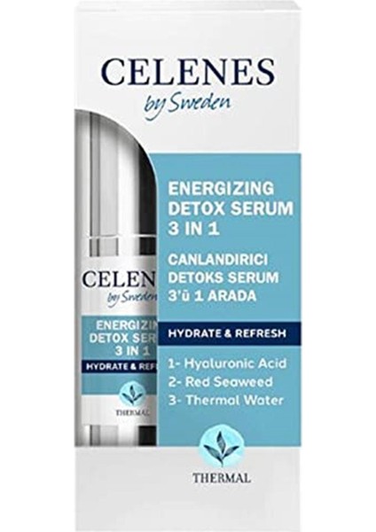 Celenes Thermal 3 In 1 Canlandırıcı Detox Serum 30 ml