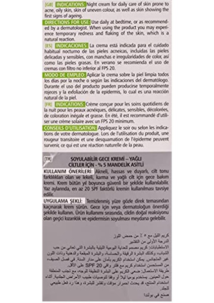 T - Sebo-Badem - Peel Exfoliating Night Cream%5 (50 Ml) modelleri