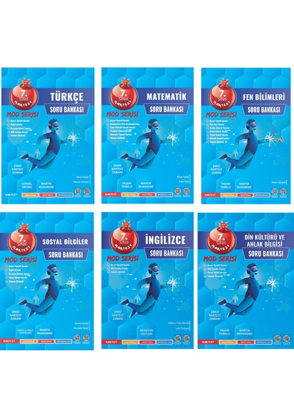 7. Sınıf Mod Serisi Soru Bankası Seti( 6 Kitap)