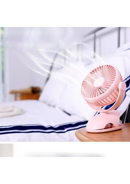 Masaüstü USB Mini Fan - Pembe (Yurt Dışından)