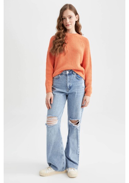 Coool Regular Fit Bisiklet Yaka Kazak L2567AZ22AU fiyatları