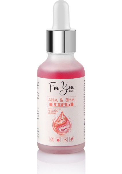 Canlandırıcı ve Cilt Tonu Eşitleyici Aha Bha Peeling Serum 30 ml