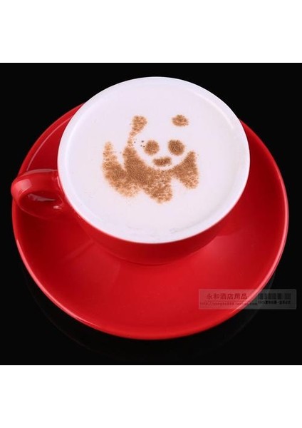 220ML Modern Latte Kahve Kupalar Cappuccino Avrupa Basit Seramik Kahve Fincanı ve Daire Seti Porselen Vaso Para Cafe Drinkware | Kahve Kupası ve tabak Setleri (Yurt Dışından)