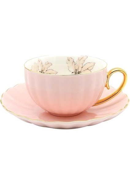 Avrupa Seramik Kupası Porselen Avrupa Tarzı Öğleden Sonra Çay Yeniden Kullanılabilir Çevre Dostu Seyahat Kupası ve Firma Ev Tazas Drinkware 50 | Teacup tabak Setleri (Yurt Dışından)