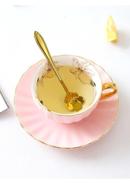 Avrupa Seramik Kupası Porselen Avrupa Tarzı Öğleden Sonra Çay Yeniden Kullanılabilir Çevre Dostu Seyahat Kupası ve Firma Ev Tazas Drinkware 50 | Teacup tabak Setleri (Yurt Dışından) modelleri