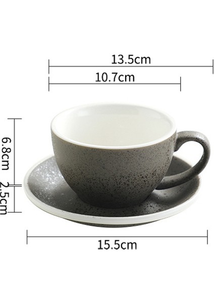 Vintage Lüks Kahve Fincanı Seramik Nordic Ofis Çevre Dostu Öğleden Sonra Çay Kupası ve Tabağı Seyahat Tazas De Cafe Drinkware 50 | Teacup tabak Setleri (Yurt Dışından) modelleri