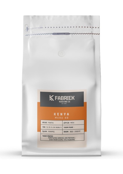 Kenya Meru 250 gr Filtre Kahve