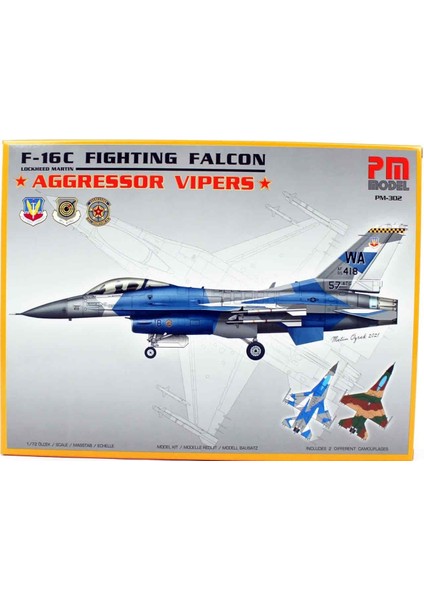 Maket Uçak 1/72 N302 F16C Fighting Falcon