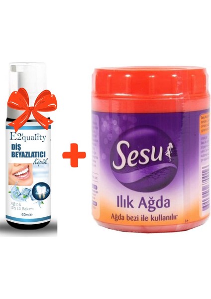 E2'Quality Diş Köpüğü + Sesu Ağda Ilık Turuncu 250gr