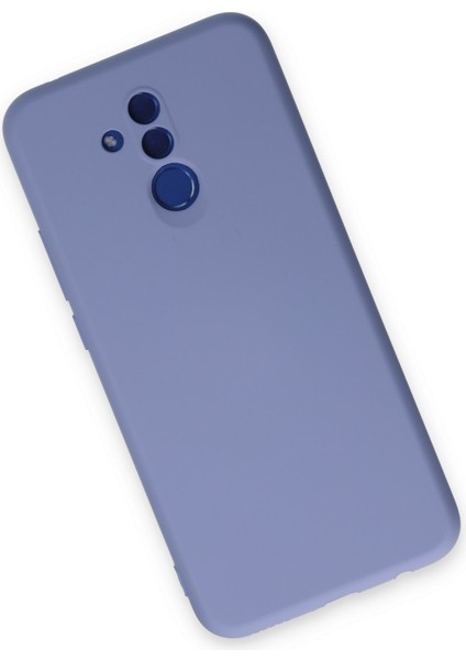 Huawei Mate 20 Lite Kılıf Nano Içi Kadife Silikon - Lila