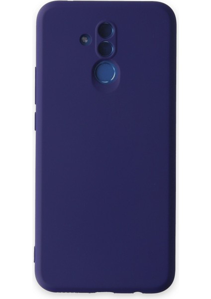 Huawei Mate 20 Lite Kılıf Nano Içi Kadife Silikon - Mor