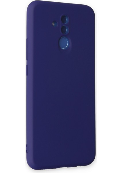 Huawei Mate 20 Lite Kılıf Nano Içi Kadife Silikon - Mor