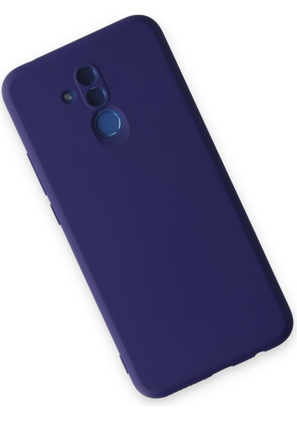 Huawei Mate 20 Lite Kılıf Nano Içi Kadife Silikon - Mor