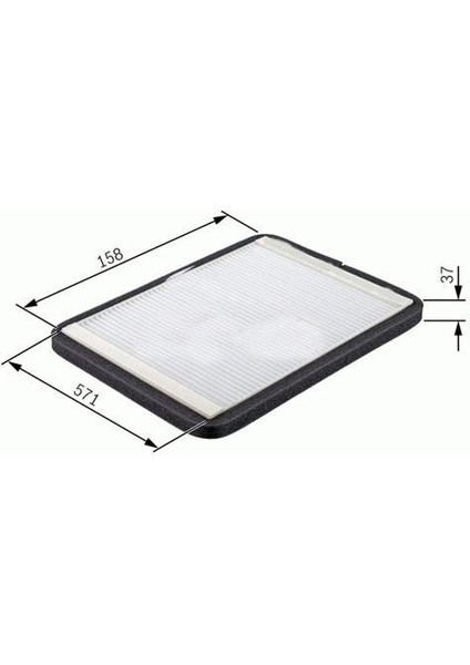 Polen Filtresi Mercedes Atego I- Atego Iı (CU5877)