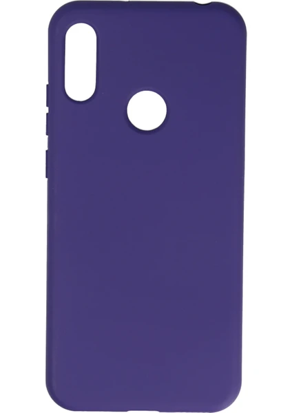 Happycase Huawei Y6 2019 Kılıf Nano Içi Kadife  Silikon - Mor