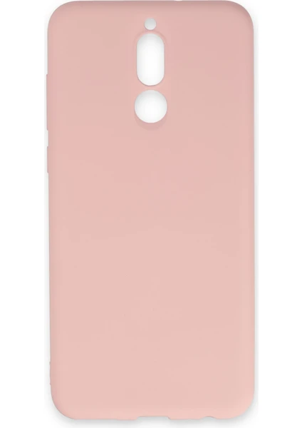 Happycase Huawei Mate 10 Lite Kılıf Nano Içi Kadife  Silikon - Pudra