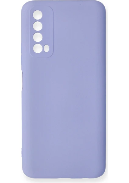 Happycase Huawei P Smart 2021 Kılıf Nano Içi Kadife  Silikon - Lila