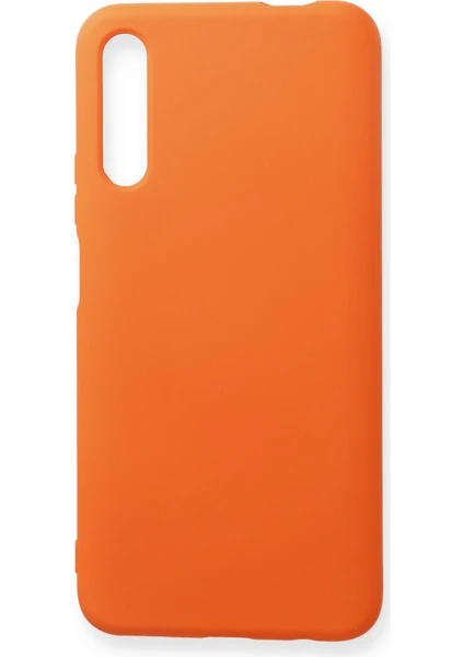 Happycase Huawei P Smart Pro / Y9S Kılıf Nano Içi Kadife  Silikon - Turuncu