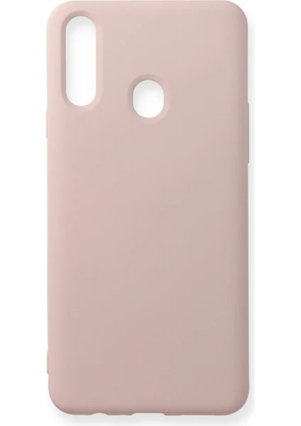 Happycase Huawei P40 Lite E Kılıf Nano Içi Kadife  Silikon - Pudra