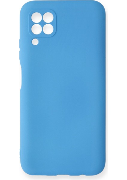 Happycase Huawei P40 Lite Kılıf Nano Içi Kadife  Silikon - Mavi