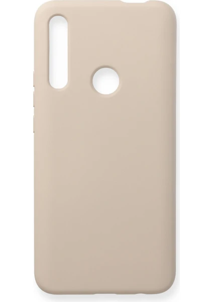 Happycase Huawei Y9 Prime 2019 Kılıf Nano Içi Kadife  Silikon - Kemik