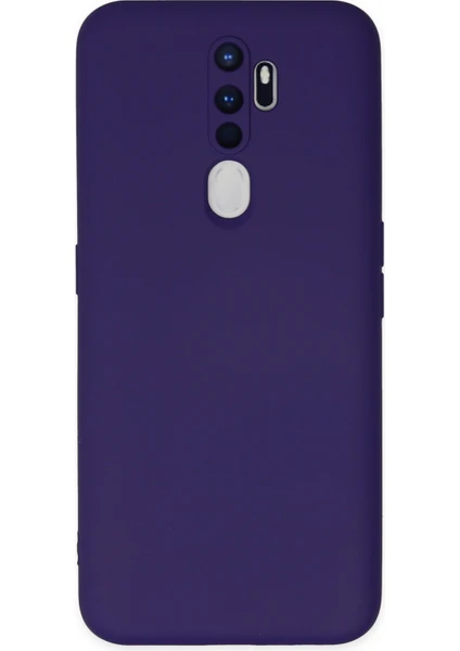 Happycase Oppo A5 2020 Kılıf Nano Içi Kadife  Silikon - Mor