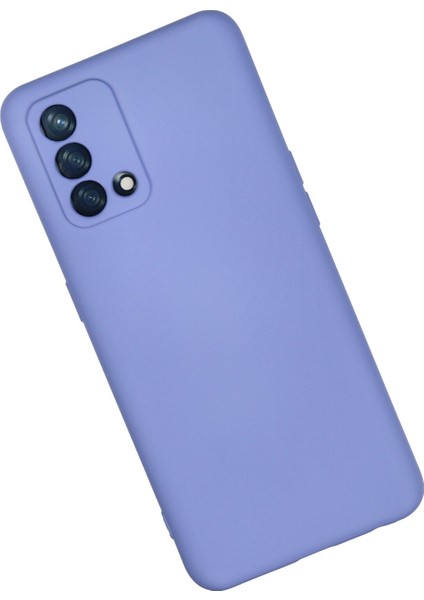 Oppo A74 4g Kılıf Nano Içi Kadife Silikon - Lila fiyatları