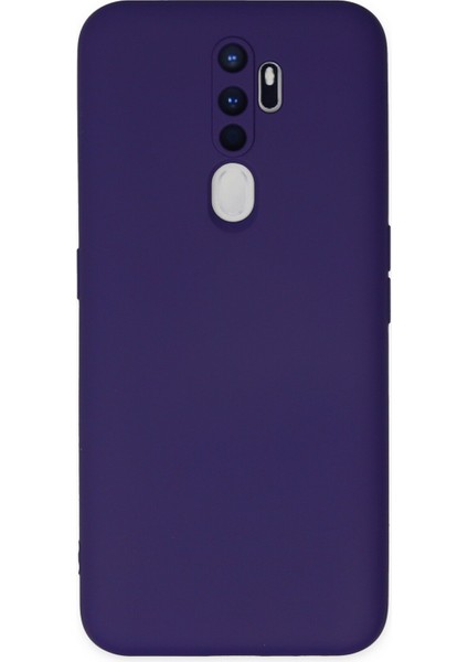 Oppo A9 2020 Kılıf Nano Içi Kadife Silikon - Mor