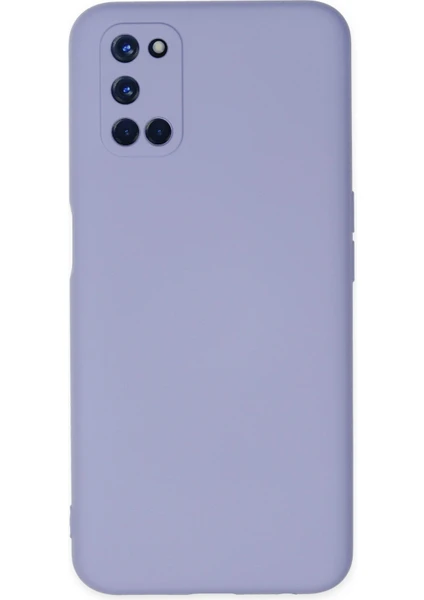 Happycase Oppo A72 Kılıf Nano Içi Kadife  Silikon - Lila