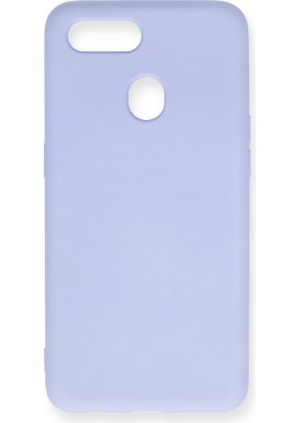 Oppo A12 Kılıf Nano Içi Kadife Silikon - Lila