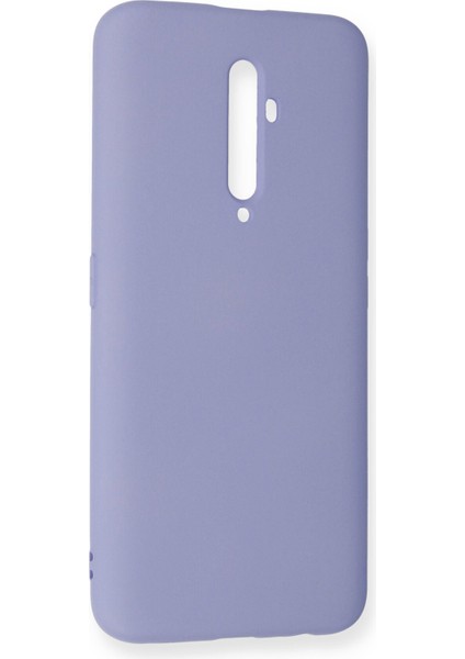 Oppo Reno 2z Kılıf Nano Içi Kadife Silikon - Lila modelleri