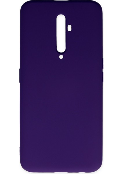 Oppo Reno 2z Kılıf Nano Içi Kadife Silikon - Mor