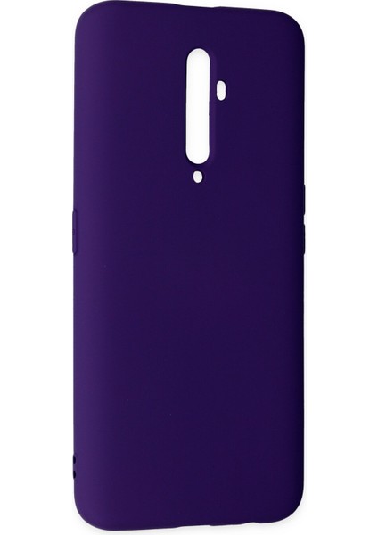 Oppo Reno 2z Kılıf Nano Içi Kadife Silikon - Mor modelleri
