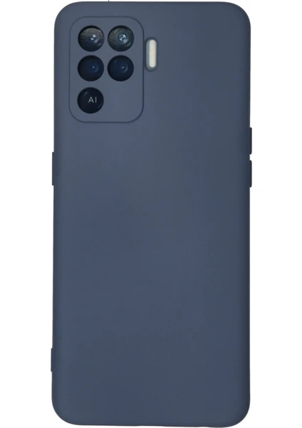 Happycase Oppo Reno 5 Lite Kılıf Nano Içi Kadife  Silikon - Gri