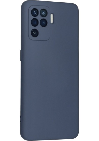 Happycase Oppo Reno 5 Lite Kılıf Nano Içi Kadife  Silikon - Gri