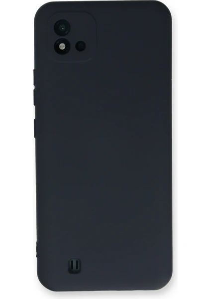 Happycase Realme C11 2021 Kılıf Nano Içi Kadife  Silikon - Lacivert