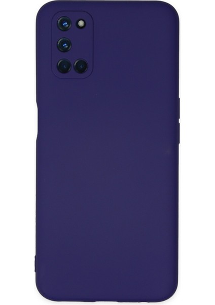 Happycase Oppo A52 Kılıf Nano Içi Kadife  Silikon - Mor