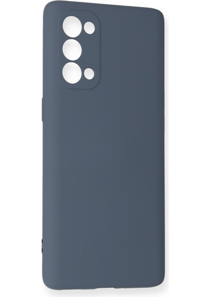 Oppo Reno 5 Kılıf Nano Içi Kadife Silikon - Gri fiyatları