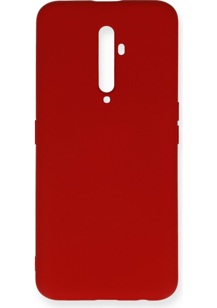 Oppo Reno 2z Kılıf Nano Içi Kadife Silikon - Kırmızı