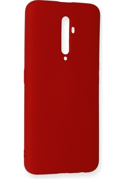 Oppo Reno 2z Kılıf Nano Içi Kadife Silikon - Kırmızı modelleri