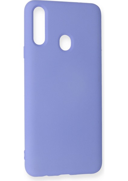 Happycase Samsung Galaxy A20S Kılıf Nano Içi Kadife  Silikon - Lila